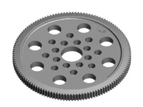 3RACING 64 Pitch Spur Gear 129T - 3RAC-SG64129