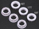 Tamiya TA05 TA-05IFS TA05-R Center Bulk Pulley Gear 16T, 17T and 18T - 3RACING TA05-21A