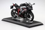 Aoshima 10970 - 1/12 Kawasaki Ninja ZX-25R Metallic Spark Black x Peal Flat Stardust White (Diecast Motorcycle)