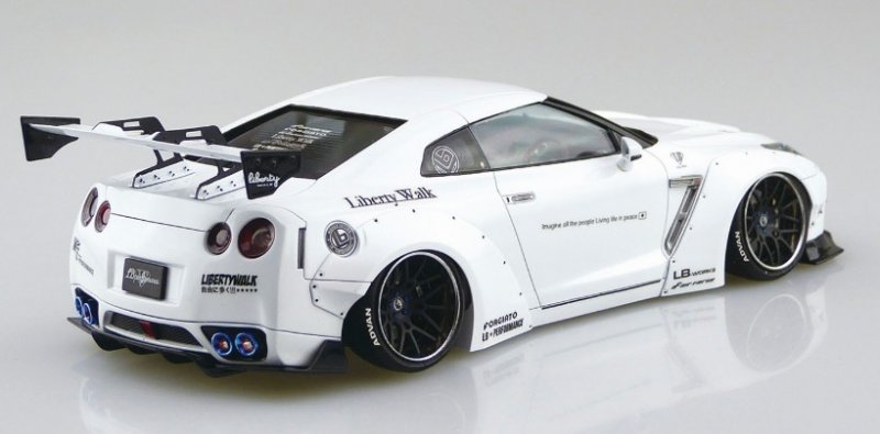 liberty walk ls nissan GT-R Type1 type2① - ミニカー