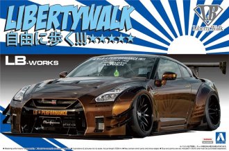 1/24 LB.Works R35 GT-R Type 2 Ver.1 Liberty Walk No.12 - Aoshima 05591