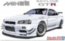 Aoshima 05986 - 1/24 Nissan Mine\'s Skyline GT-R 2002 The Tuned Car No.34