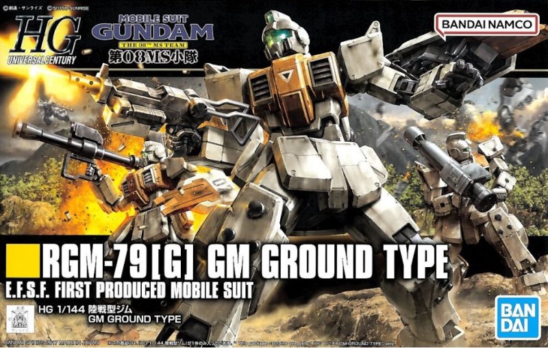 Bandai 5055757 - 1/144 RGM-79(G) GM Ground Type HGUC 202