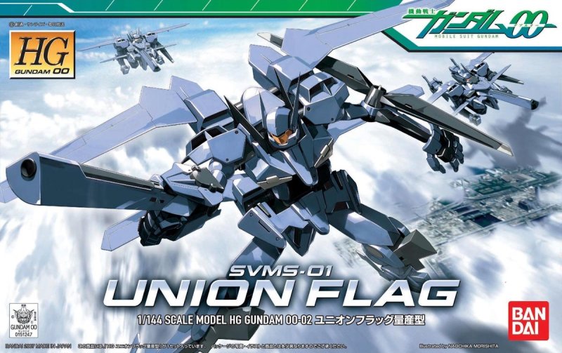 Bandai 5060638 - HG 1/144 Union Flag SVMS-01 (HG Gundam 00-02)