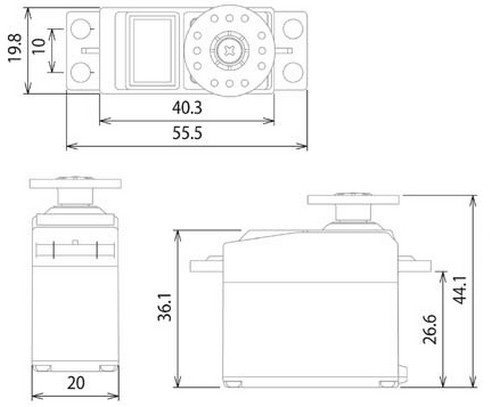 Standard Servo Digital - Futaba S3003