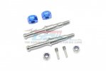 TAMIYA T3-01 DANCING RIDER Stainless Steel Rear Wheel Shaft W. Aluminum Hex Adapter (7mm) - 8pc set - GPM T3023SR/7MM