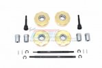 Tamiya CC02 MERCEDES-BENZ G500 Brass Pendulum Wheel Knuckle Axle Weight + 12.5mm Wider Hex+Harden Steel #45 Front CVD Joint+Rear Drive Shaft - 20 pcs set - GPM CC2023+12.5