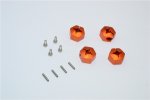 Team Losi Mini 8IGHT Truggy Alloy Hex Adapter (12mmx8mm) - 4pcs set - GPM MT8010/12X8