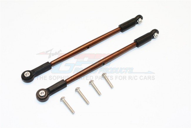 TRAXXAS E-REVO Spring Steel 4mm Anti-thread Steering Tie Rod - 2pcs set - GPM ER049S