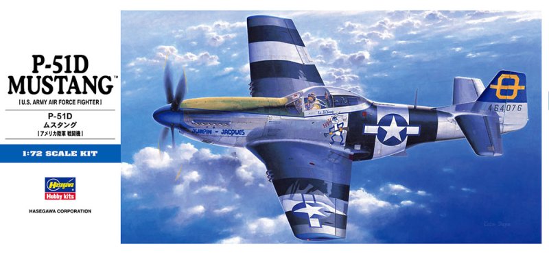 Hasegawa 01455 - 1/72 D25 P-51D Mustang