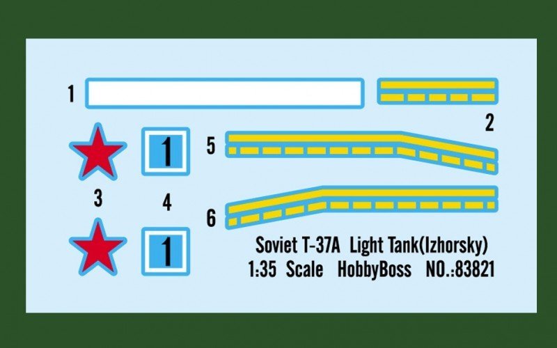 1/35 Soviet T-37A Light Tank(Izhorsky) WWII - Hobby Boss 83821