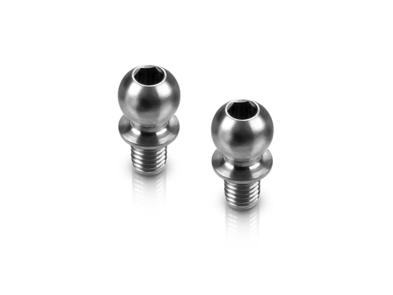 HUDY 990004 Titan Ball Stud D=4.9 / L=4 / S=3.5 / 2mm HEX (2)