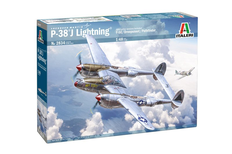 Italeri 2834 - 1/48 P-38J Lightning