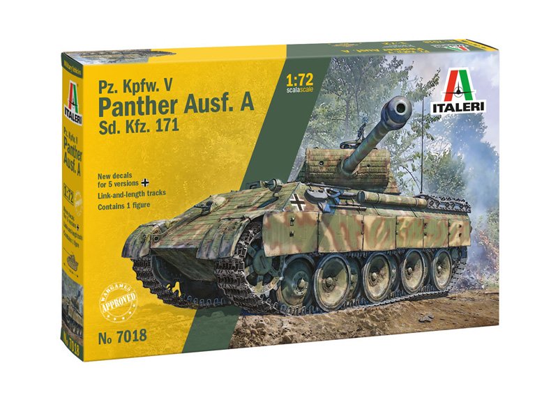 Italeri 7018 - 1/72 SD.KFZ 171 \'Panther\' AUSF. A