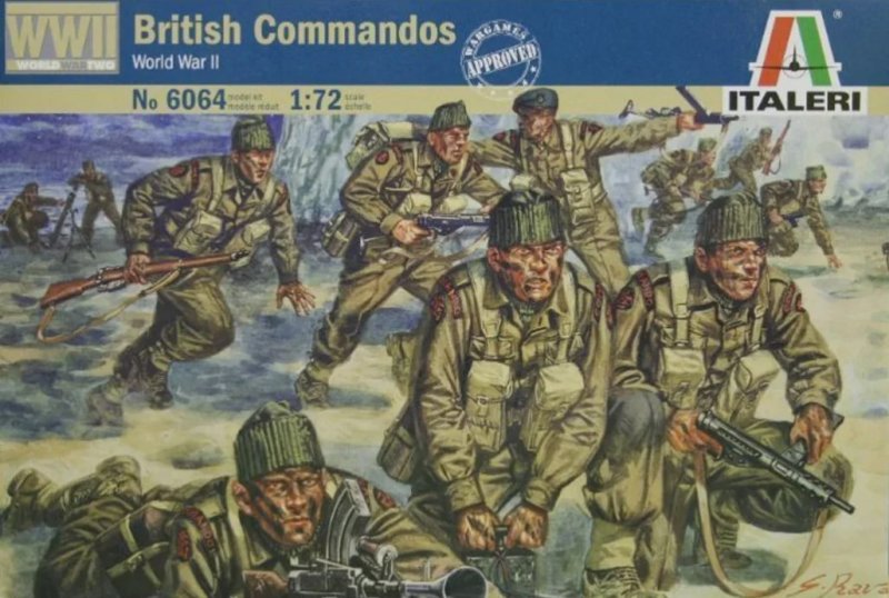 Italeri 6064 - 1/72 WWII - British Commandos