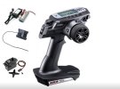 Jazrider Sanwa MX-6 3-Channel 2.4GHz Transmitter with RX-391W, Servo, Battery & Charger Beginner Combo Set for 1/10 RC Car