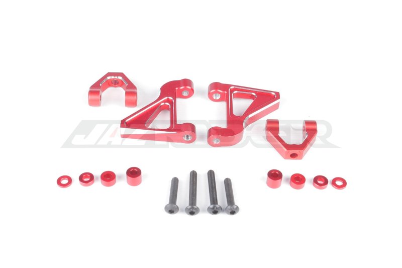 Kyosho Fazer Mk2 FZ02 Aluminum Front Upper Suspension Arm Set (Red)