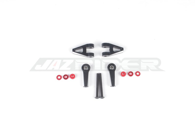 Kyosho Fazer Mk2 FZ02 Aluminum Rear Upper Suspension Arm Set (Black)