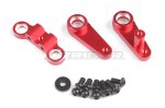 Tamiya BB-01 (BBX) Aluminum Steering Assembly Set (Red)