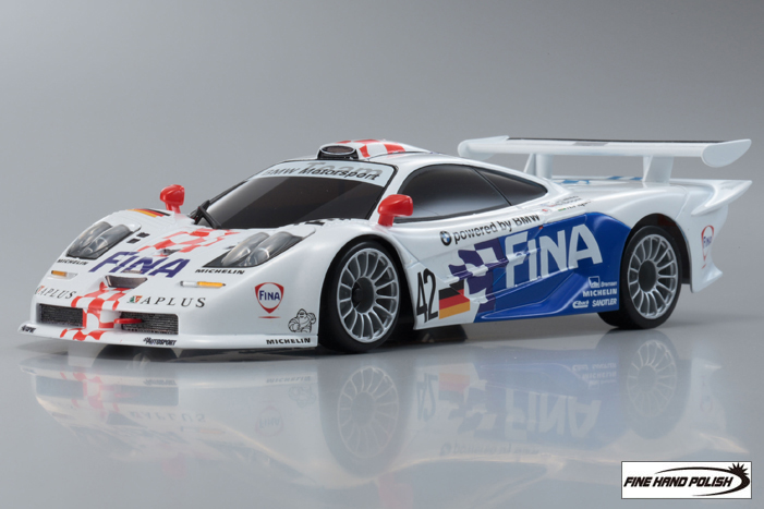 Kyosho MZP213BM - Auto Scale Collection - 1/28 Scale Mini-Z Min Z Racer MR-02MM BMW Mclaren F-1 GTR No.42 Team BMW Motorsport LM 1997