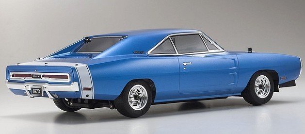 34052T1 - 1/10 1970 Dodge Charger Blue with KT-231P FAZER Vei RS