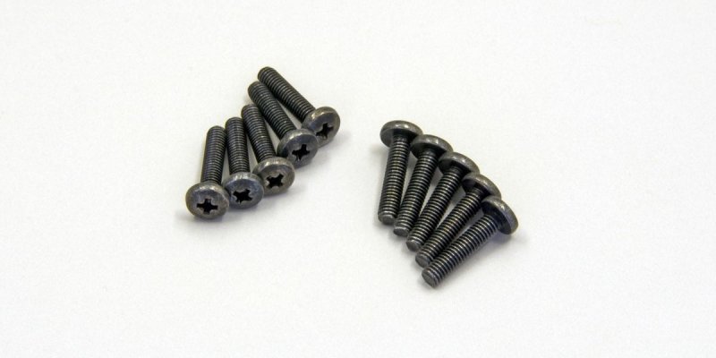 Kyosho 1-S02612T - Bind Screw(M2.6x12/10pcs)