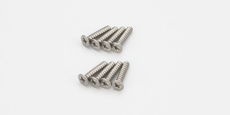 Kyosho 1-S33015TPT - TP Flat Head Screw(Titanium/M3x15/8pcs)