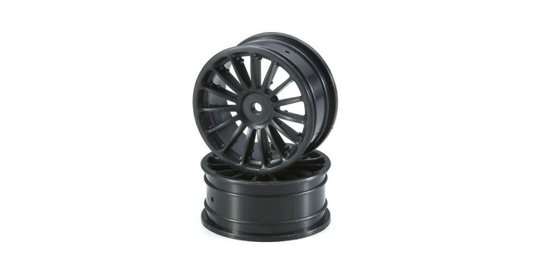 Kyosho VZH003BK - Wheel(15-Spoke/Black/24mm/2pcs)