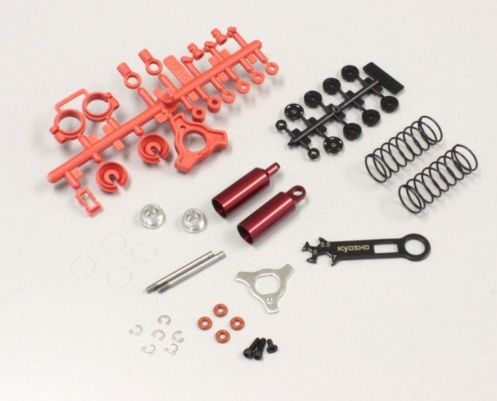 Kyosho OT235R - Front Shock Set (Red) for Optima 30617