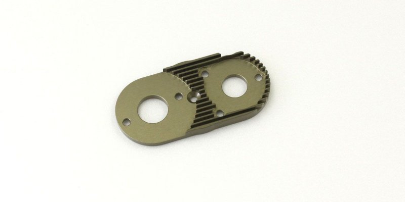 Kyosho SCW011GM - CNC Motor Plate(Gunmetal/Scorpion 2014)