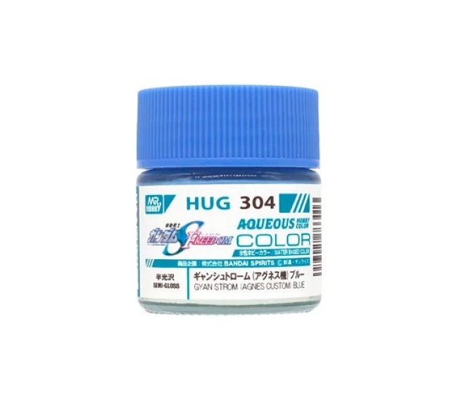 Mr.Hobby HUG304 - Gyan Strom Agnes Custom Blue 10ml Gundam Seed Freedom Aqueous Color