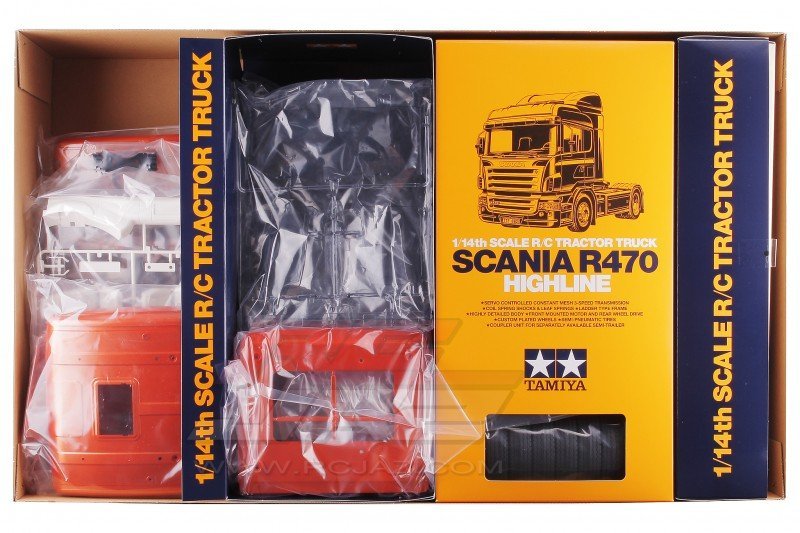 tamiya scania r470 orange edition