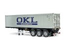 Tamiya 56377 - 40 foot Container 3 Axle Semi-Trailer For Tamiya 1/14 RC Tractor Truck