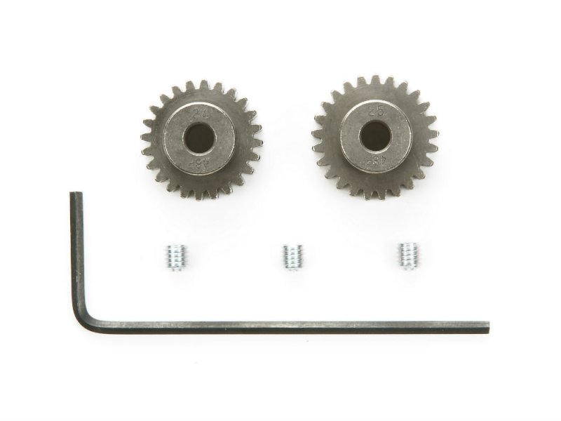 Tamiya 54218 - RC TRF201 48 Pitch Pinion Gear - (24T,25T) OP-1218