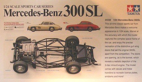 KIT TAMIYA 1/24 CAR MERCEDES BENZ SL300 GULLWING 24338