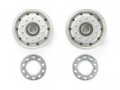 Tamiya 56520 - RC Metal Plated Wheels - 30mm/Matte Finish