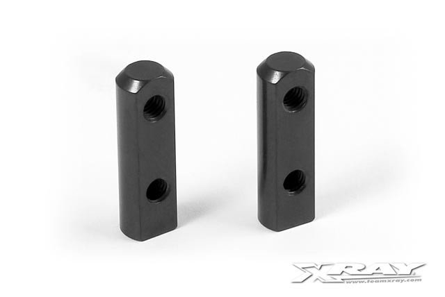 XRAY 306200-K Aluminum Servo Mount - Black (2)