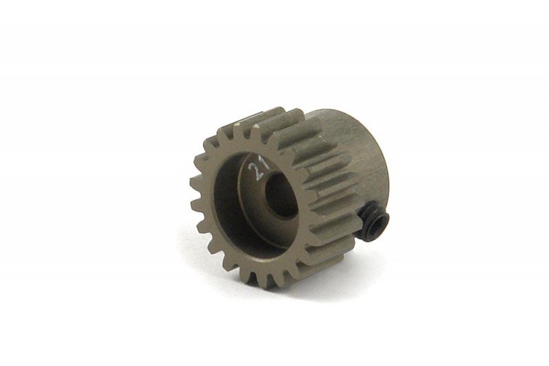 XRAY 365721 Aluminum Pinion Gear - Hard Coated 21T / 48