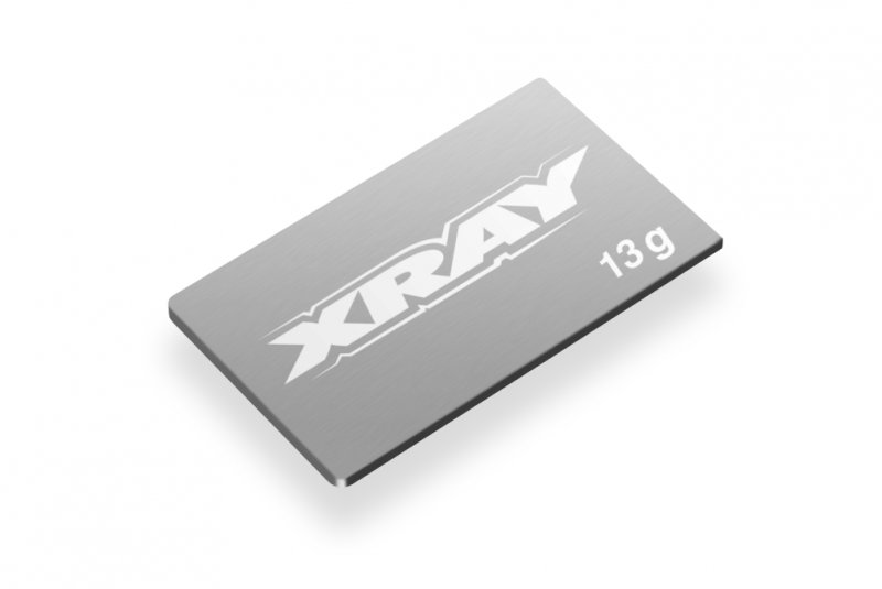 XRAY 306550 - Xray Pure Tungsten Chassis Weight 13g