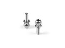 XRAY 362658 - Hard Steel Ball END 5.4MM With Thread 8mm - Nickel Coated (2)