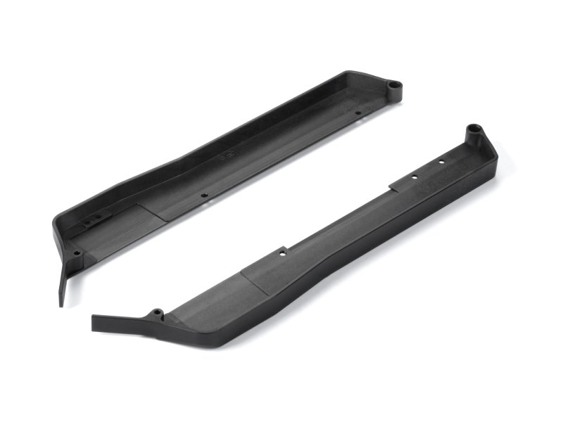 XRAY 361277-G - Composite Chassis Side Guards Left + Right - Narrow Front - V2 - Graphite