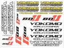 Yokomo ZC-BD11-1A BD11 Decal sheet