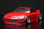 Yokomo SD-RZ34B - Pandem Nissan Fairlady Z RZ34 Clear Lexan Body Set (with Light Bracket and spoiler)