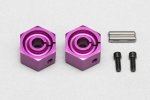 Yokomo Y2-011CP8A 8.0mm Clamping Wheel Hub (Purple) for YD-2