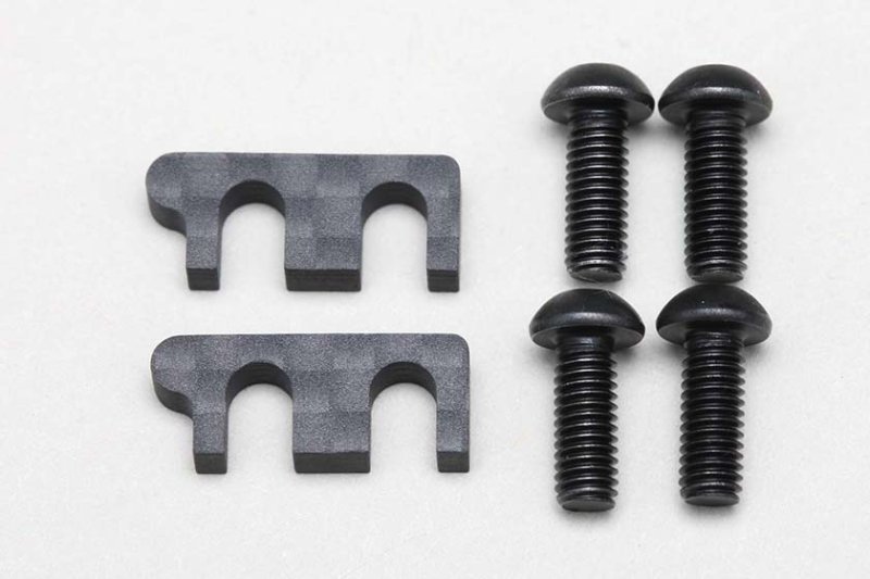 Yokomo B12-RTC-7 Graphite RTC Axle Block Spacer (2.4mm) for BD12/11