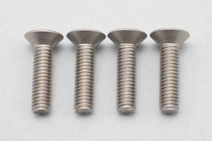 Yokomo ZC-F312TA M3X12 Titanium Flathead Socket Screw